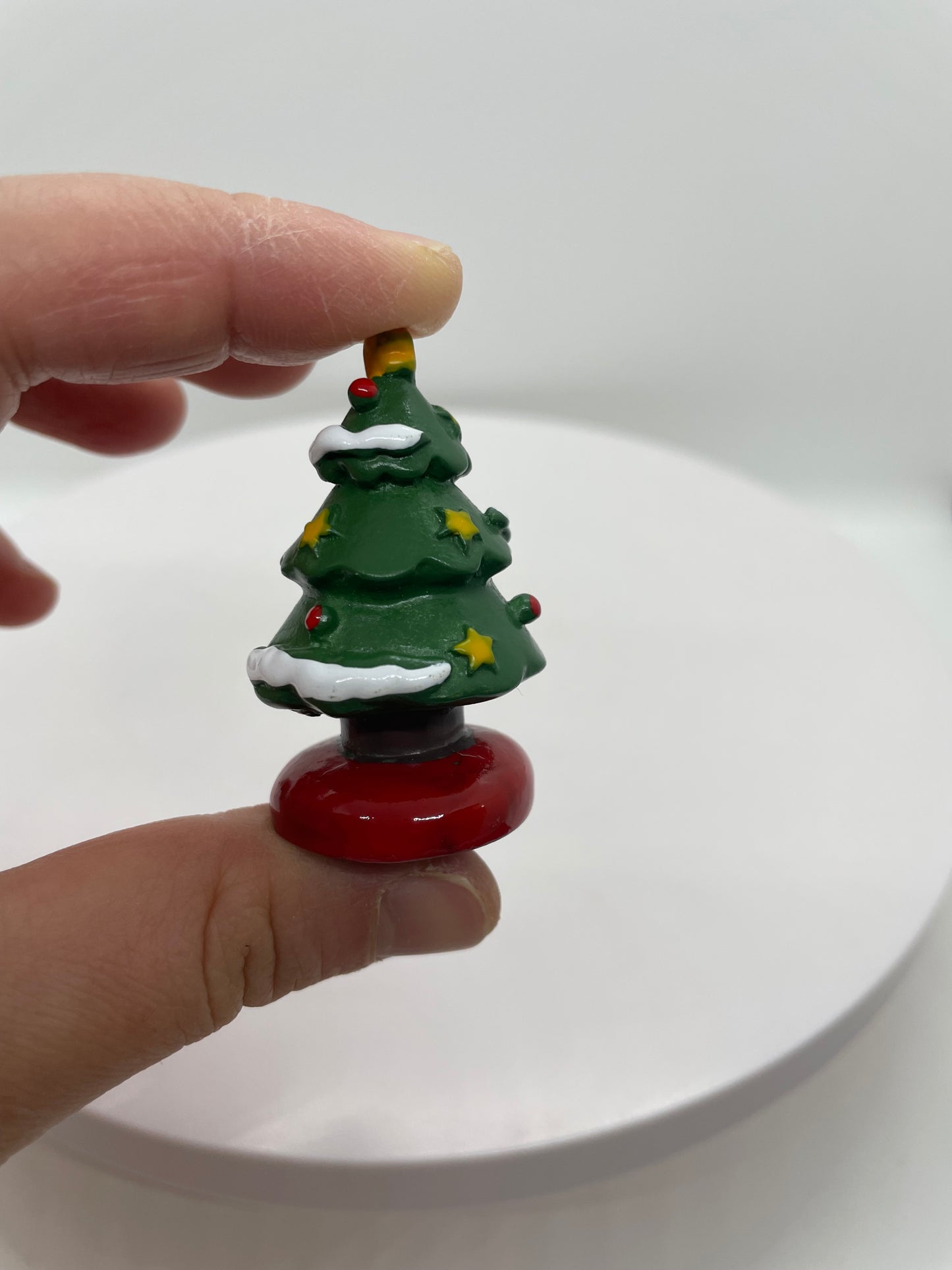 Fairy Garden Accessories Christmas Tree Gift Cake Ring