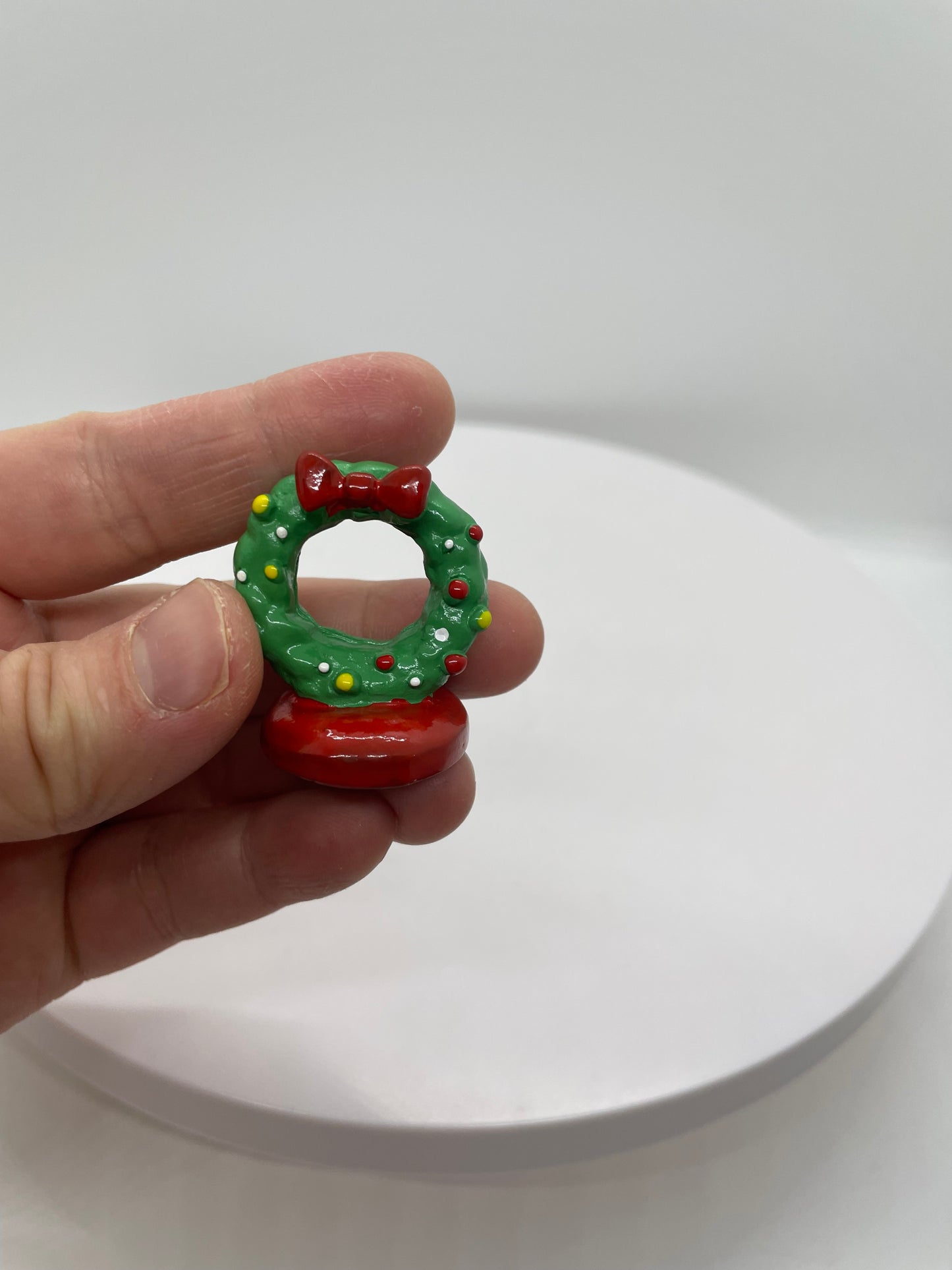 Fairy Garden Accessories Christmas Tree Gift Cake Ring