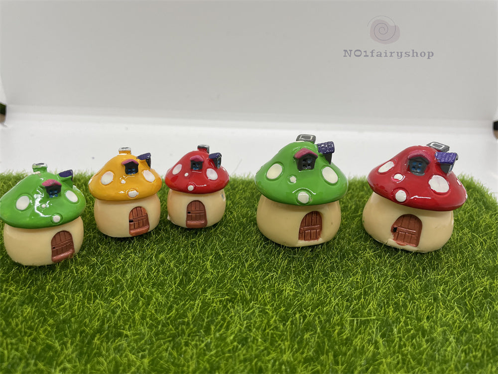 Fairy garden kits Mushroom Houses Set