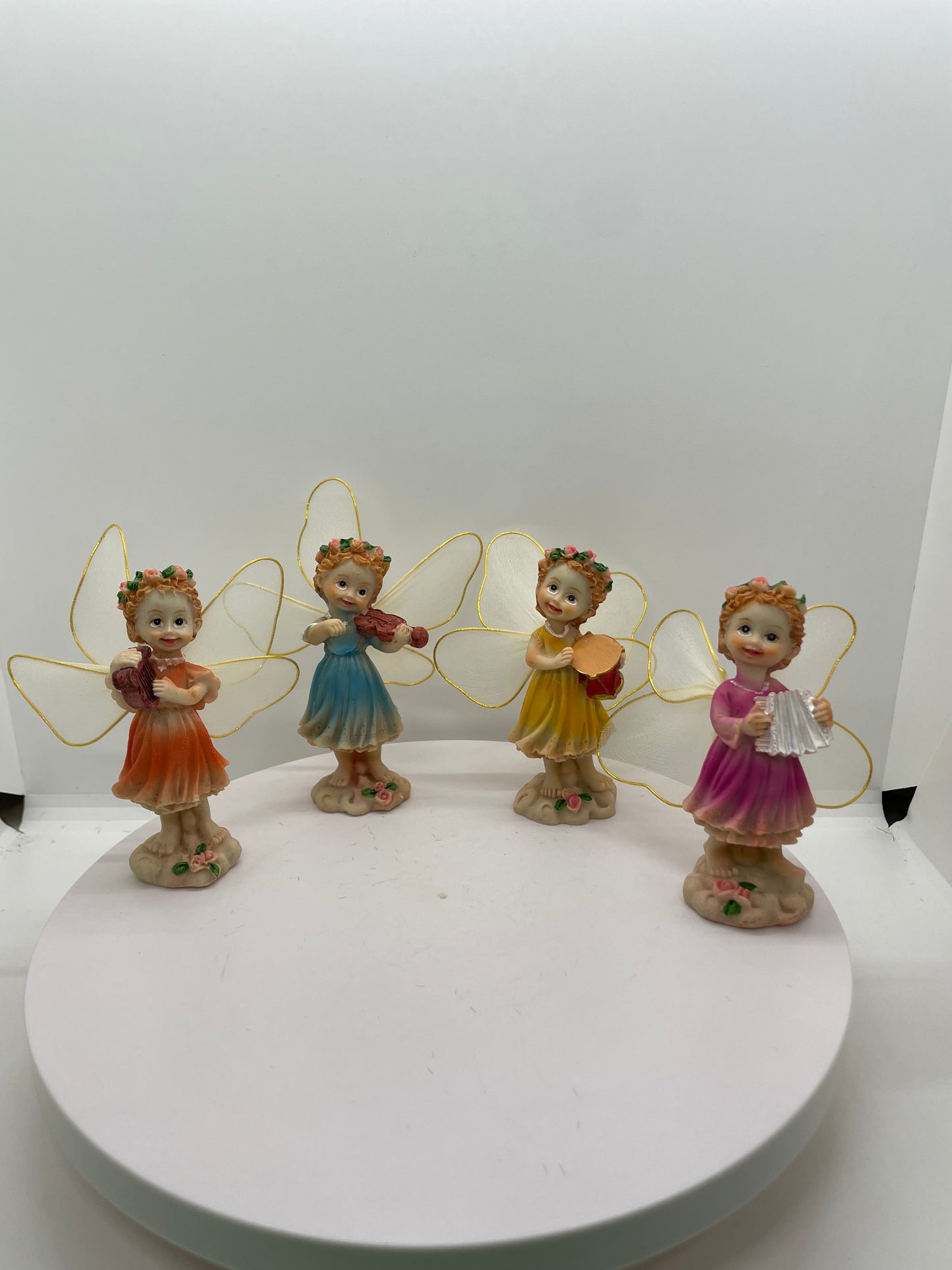 Fairies Playing Instruments Fairy Garden Figurines