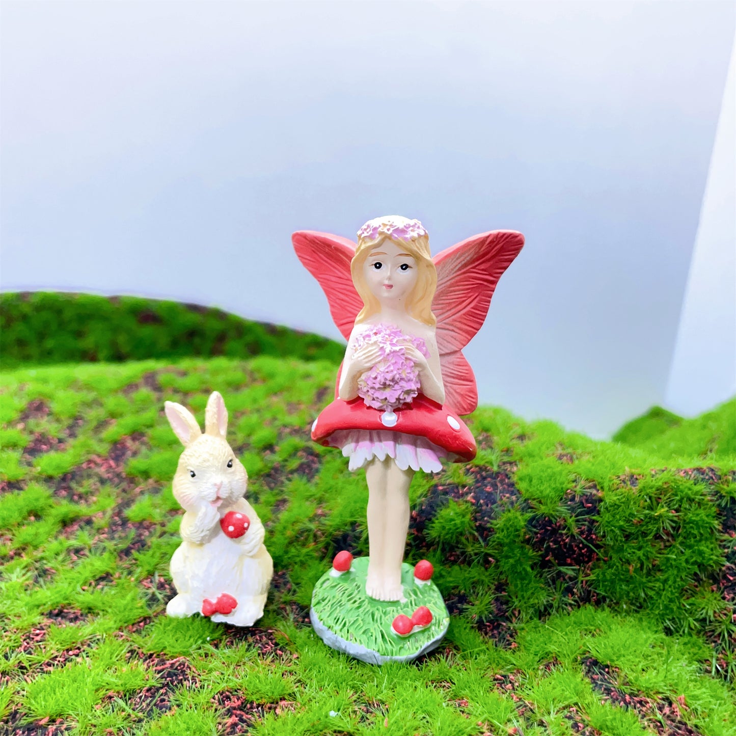 3PCS Fairy Garden Kit Figurines Fairies Birthday Gift Accessories