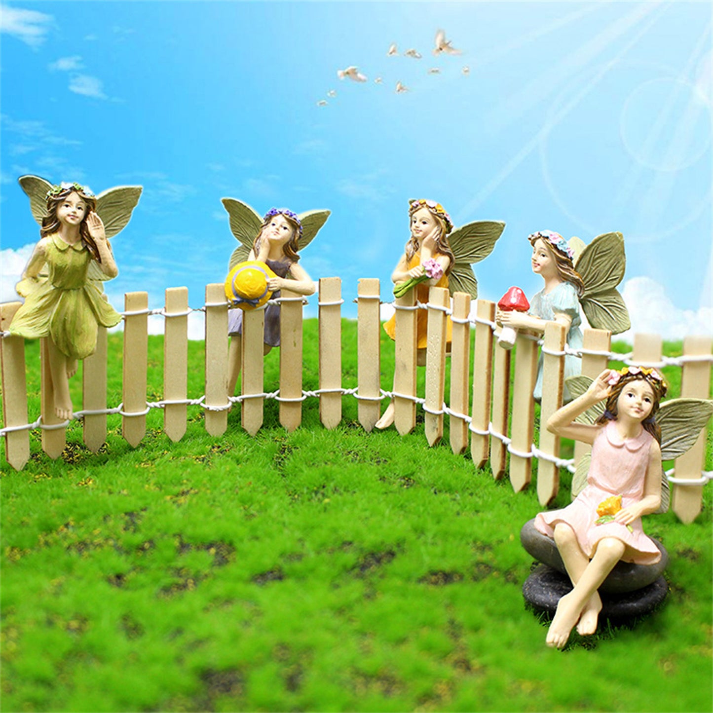 5Pcs Fairy Garden Accessories Fairies Kit Birthday Gift