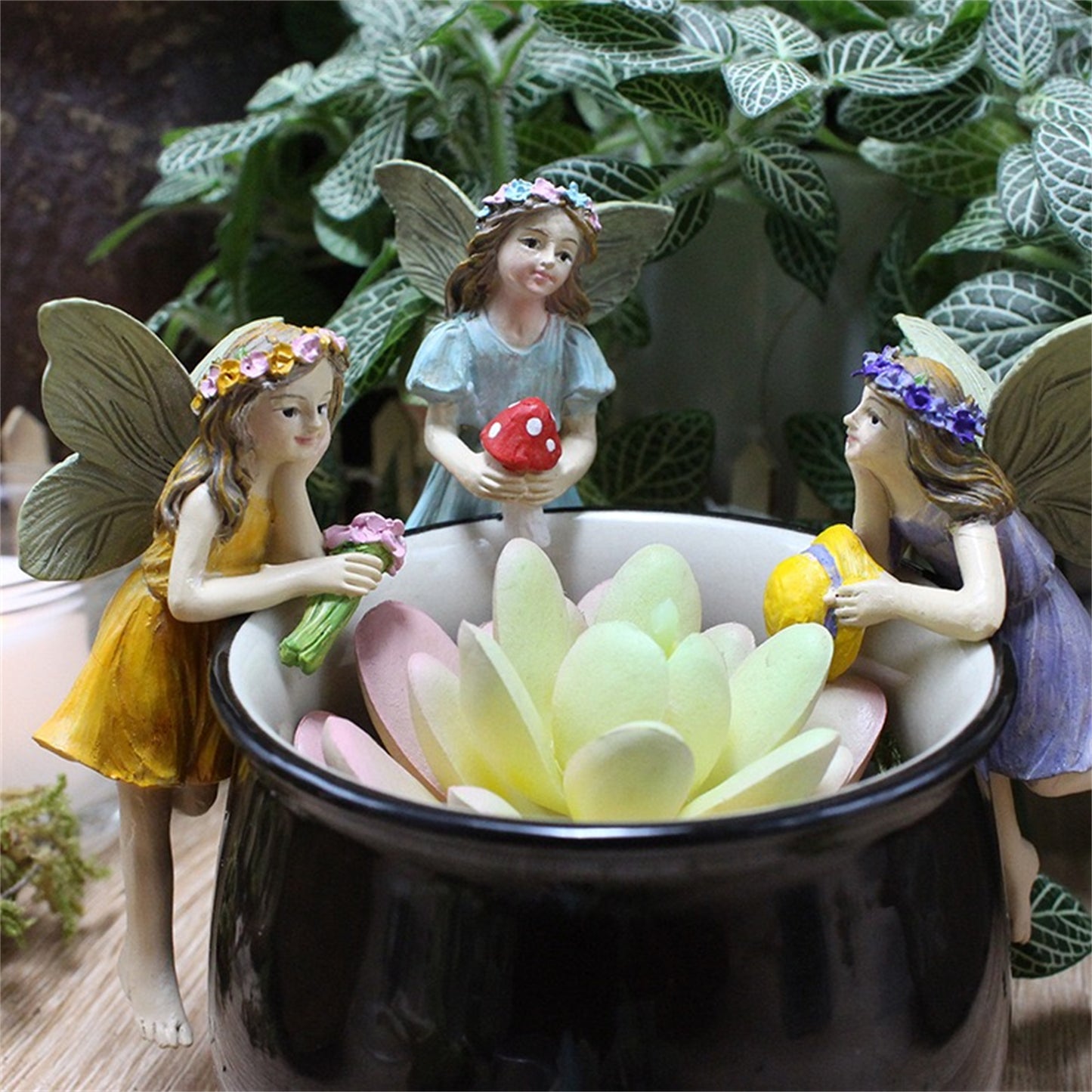 5Pcs Fairy Garden Accessories Fairies Kit Birthday Gift