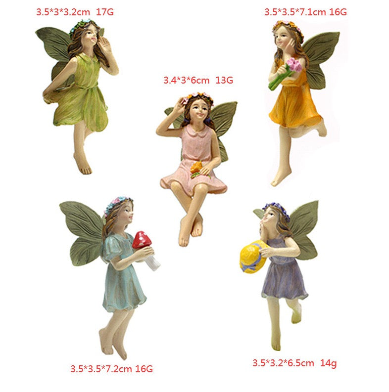 5Pcs Fairy Garden Accessories Fairies Kit Birthday Gift