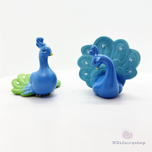 Fairy Garden Accessories Animals Peacocks