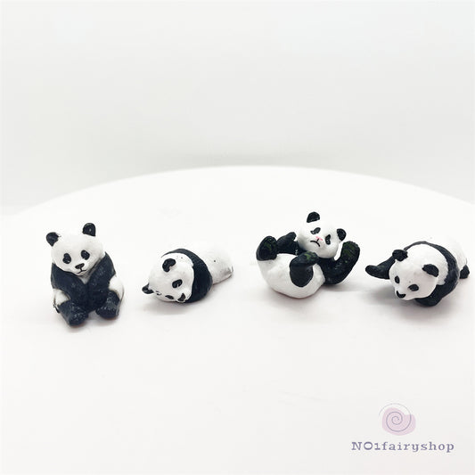 Fairy Garden Accessories Animals Pandas 02