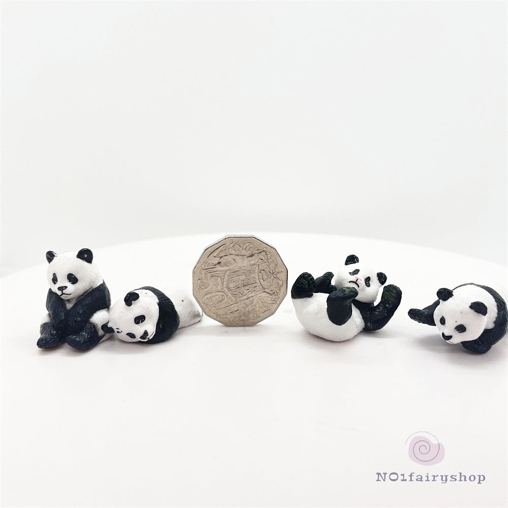 Fairy Garden Accessories Animals Pandas 02