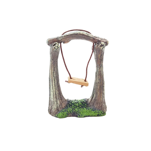 Swing Miniature Fairy Garden Accessory – Resin Decoration for Fairy Gardens & Miniature Displays