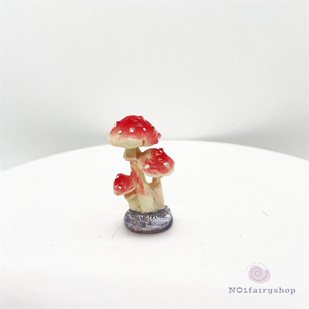 Fairy Garden Accessories Red Mushrooms