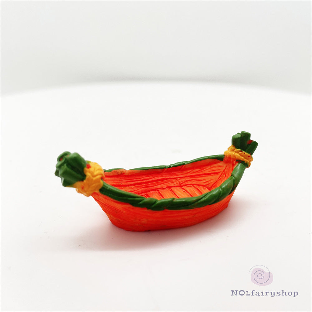 Fairy Garden Accessories Orange Boat