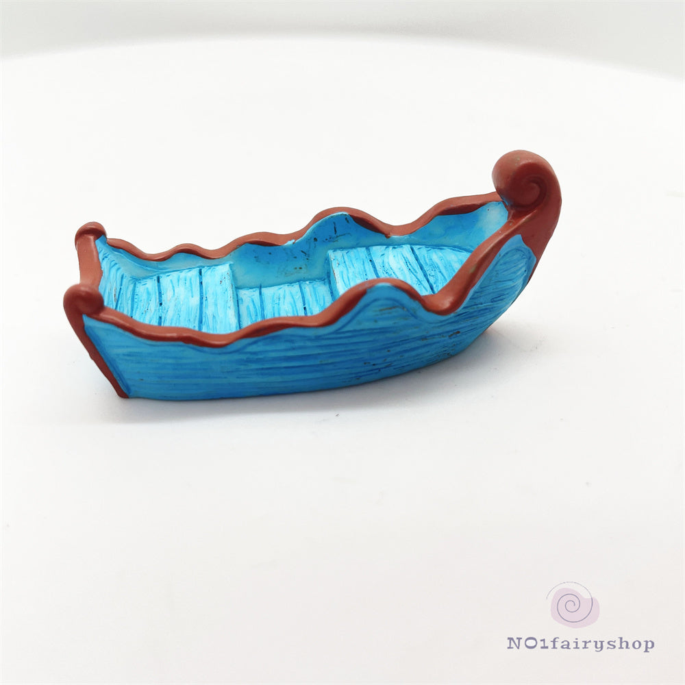 Fairy Garden Accessories Blue Boat