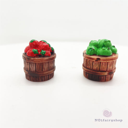 Fairy Garden Accessories Fruit On The Basket