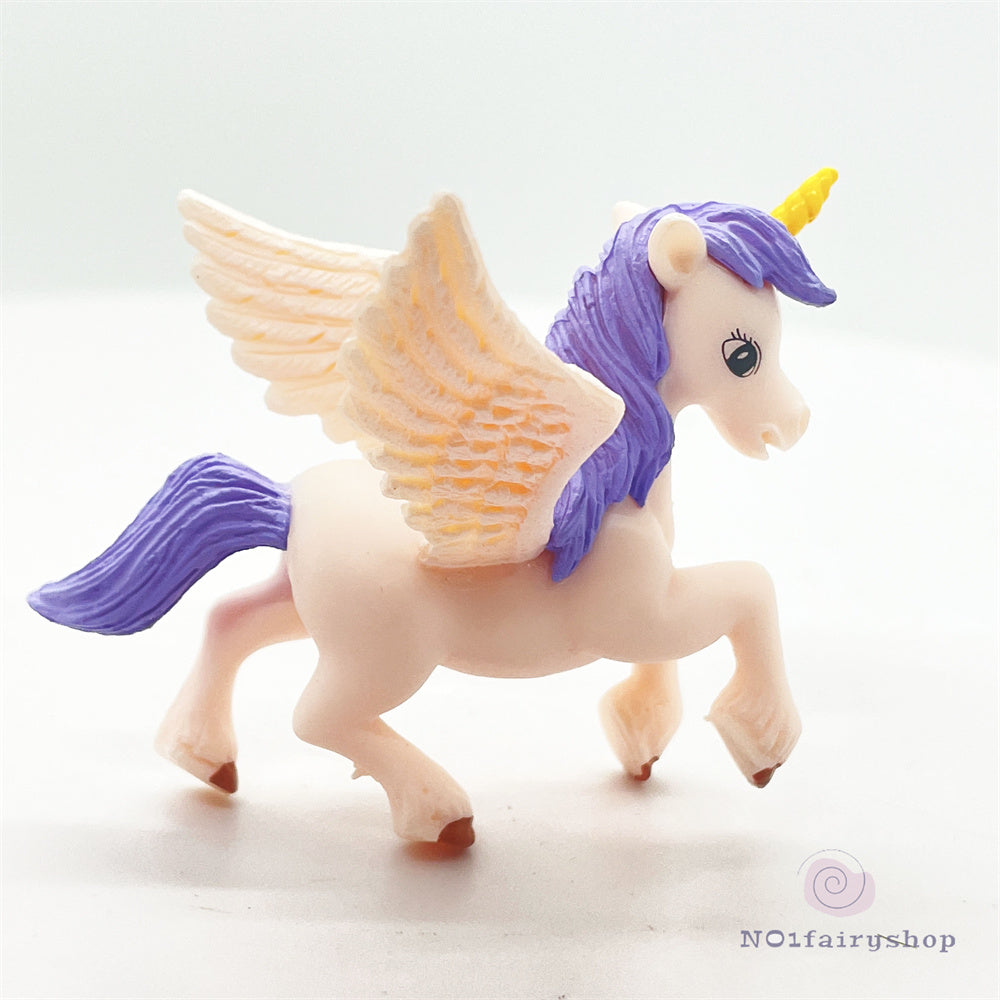 Fairy Garden Accessories Pink Unicorns Purple Unicorns