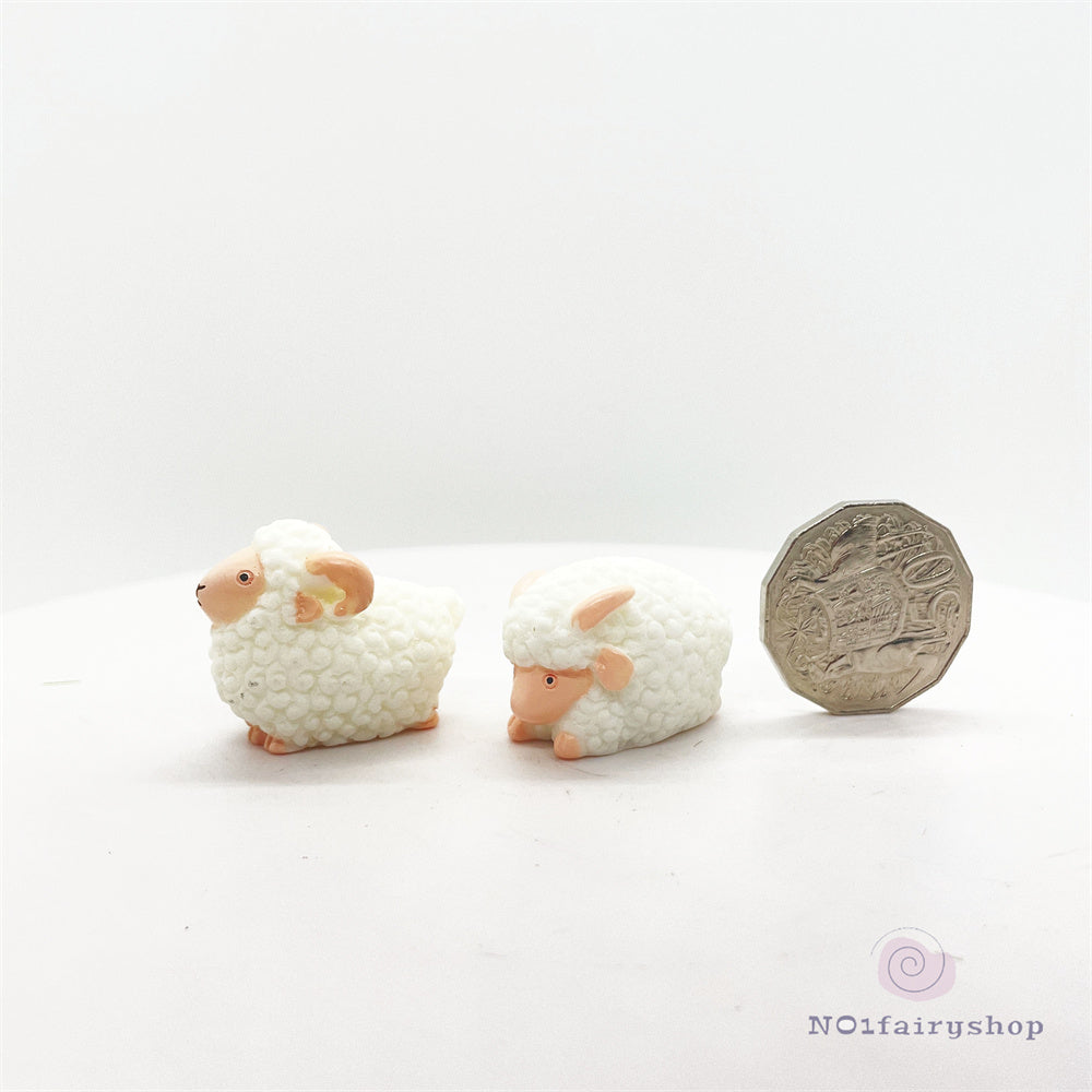 Fairy Garden Accessories Animals Sheep