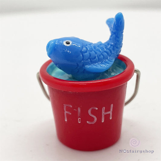 Fairy Garden Accessories Fish In Bucket