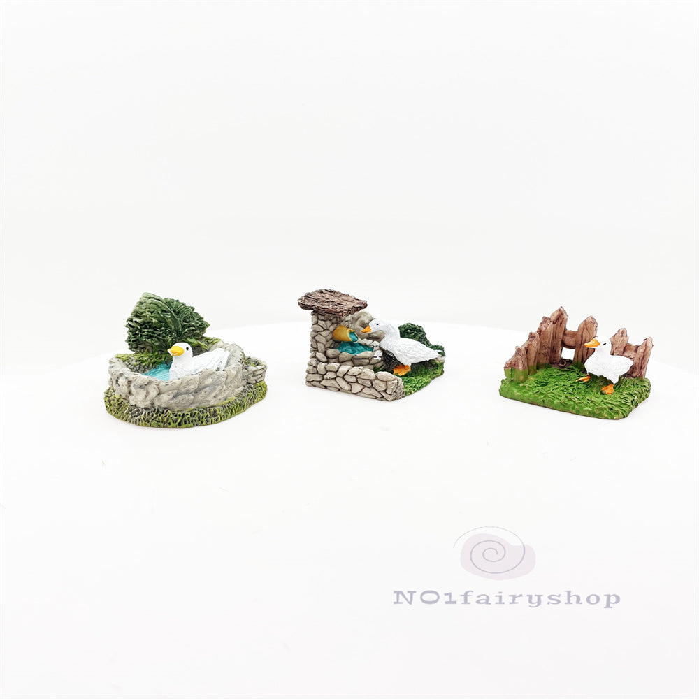 Fairy Garden Accessories Animals Duck In The Pen