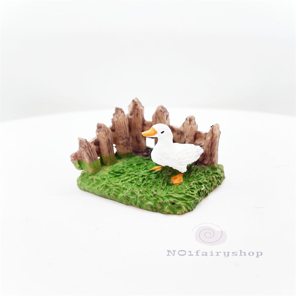 Fairy Garden Accessories Animals Duck In The Pen