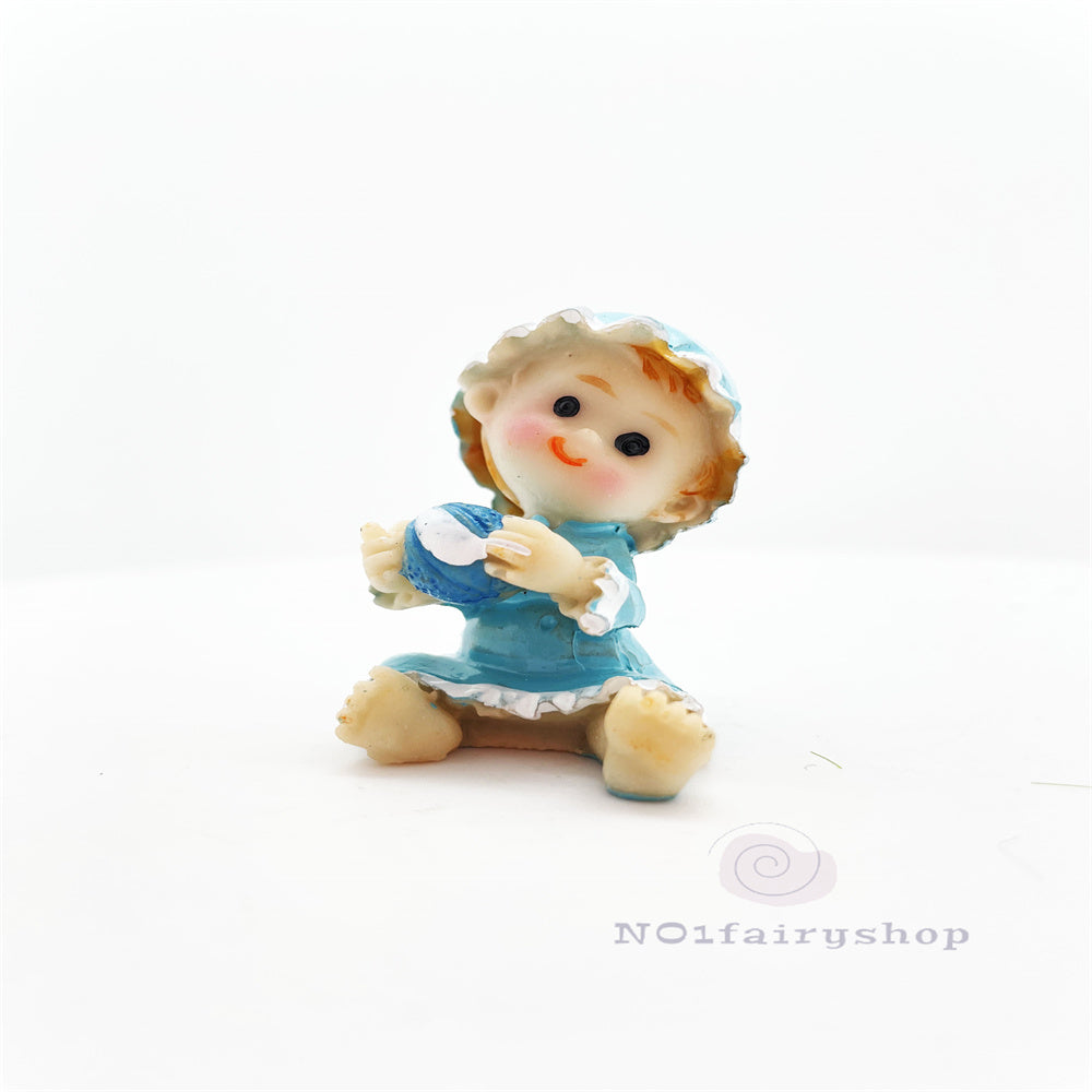 Fairy Garden Figurines The Playing Baby