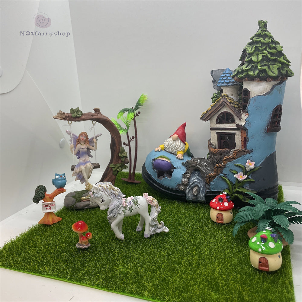 Fairy Garden Kits Fairy House With Solar Light