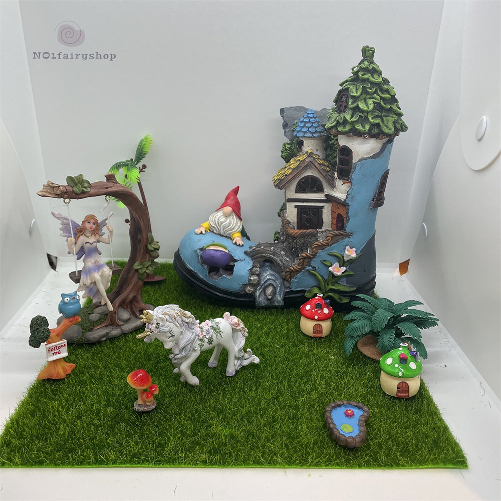 Fairy Garden Kits Fairy House With Solar Light