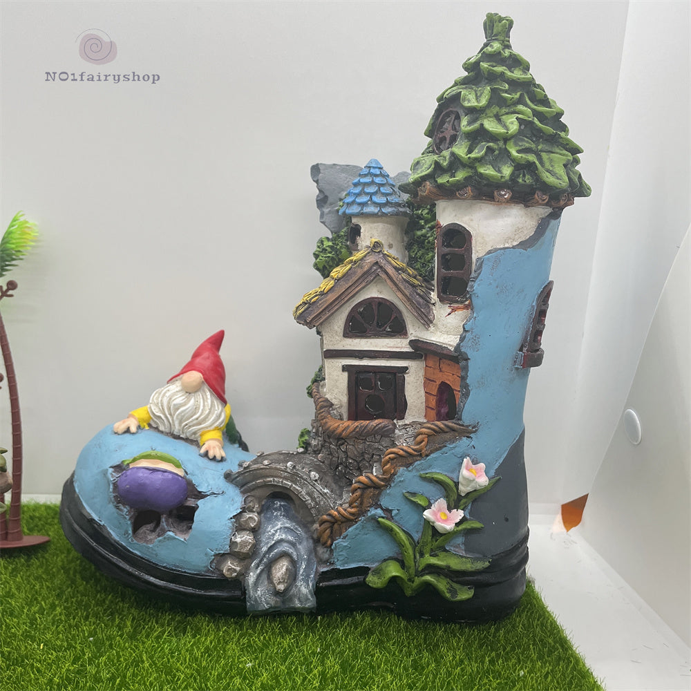Fairy Garden Kits Fairy House With Solar Light
