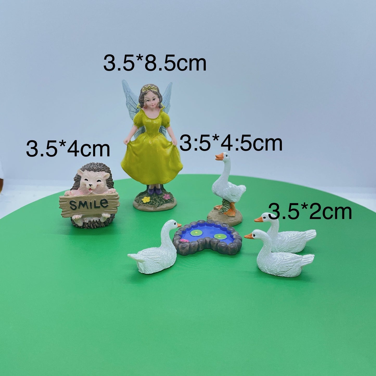 7pcs Fairy Garden kits Fairy and Ducks