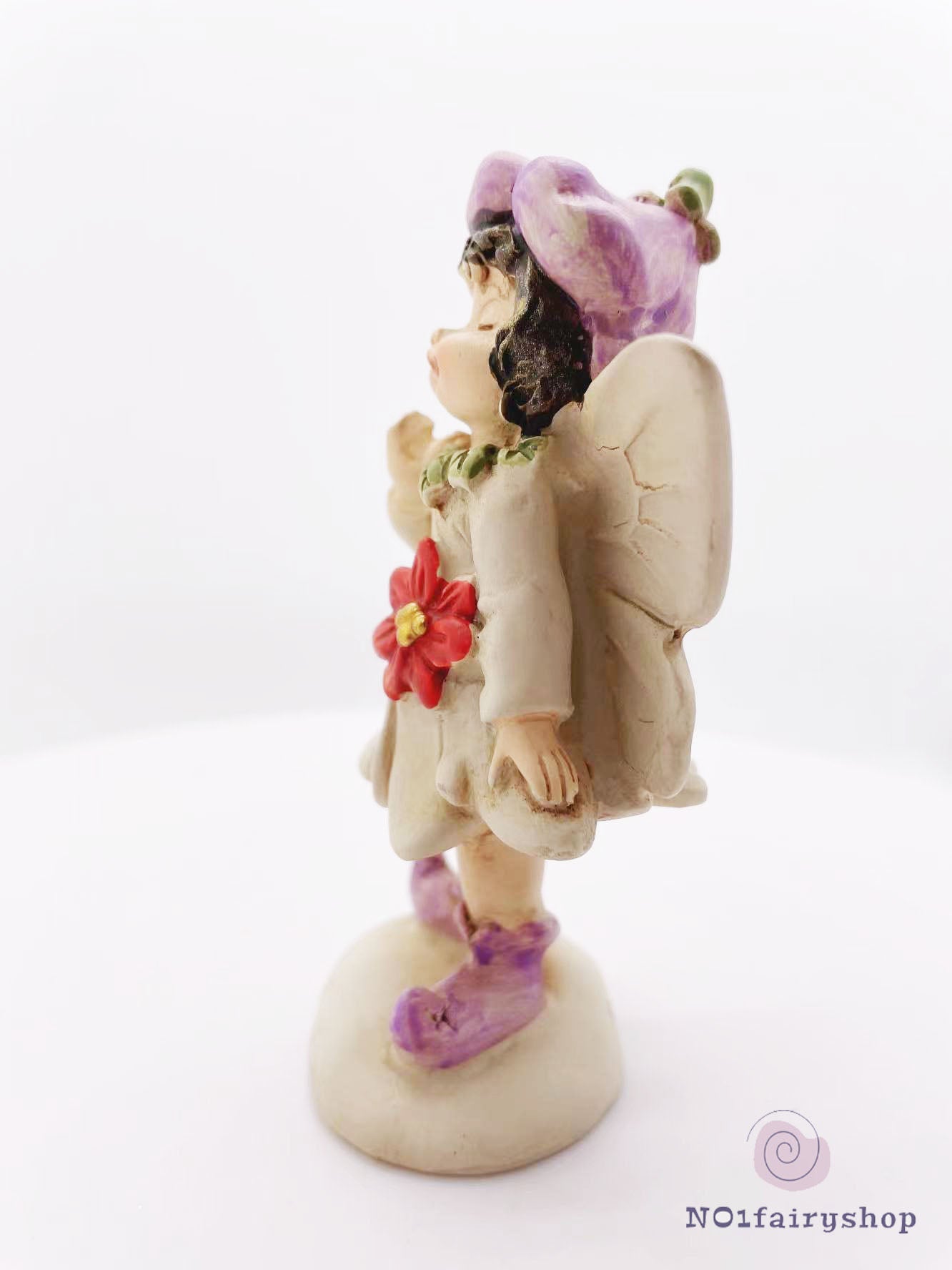 Fairy Standing On A Stone Fairy Garden Figurines