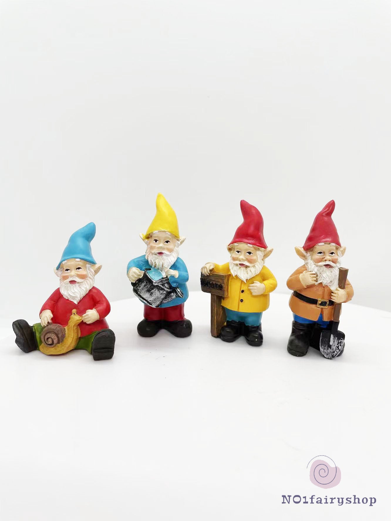 7PCS Gnomes Fairy Garden Figurines