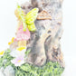 Tree House With Solar Lights Fairy House With Gnomes