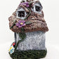 Thatch Fairy House With Solar Lights