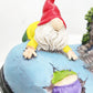 Boot Fairy House With Solar Lights Fairy House With gnome