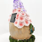 Flower House With Solar Lights Fairy House With Pink And Purple Flowers
