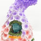 Flower House With Solar Lights Fairy House With Pink And Purple Flowers