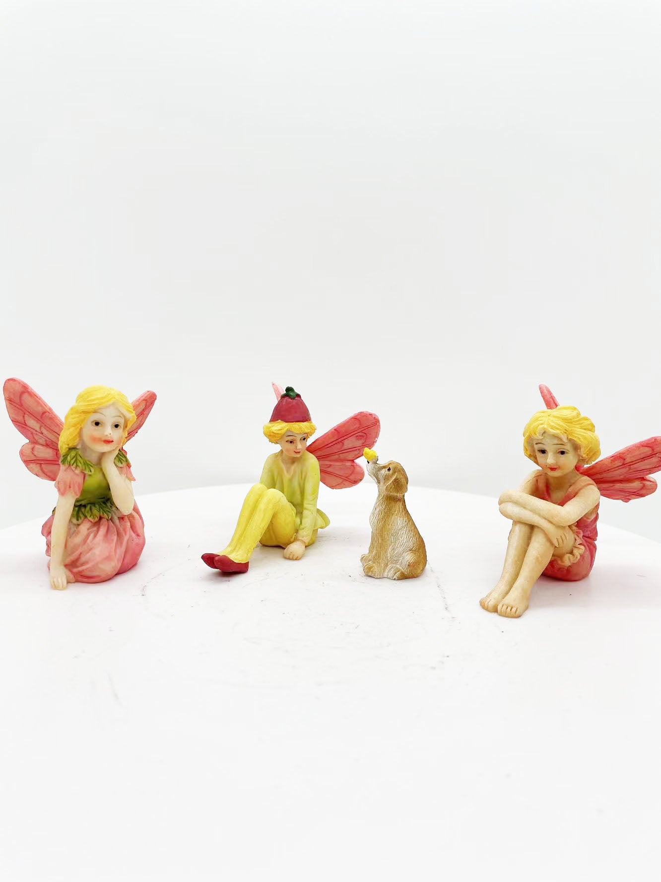 4pcs Fairy Garden Figurines Kits Fairies